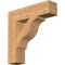 Ekena Millwork Funston Block Smooth Bracket, Western Red Cedar, 5 1/2"W x 24"D x 24"H BKT06X24X24FST05SWR - alternate 1